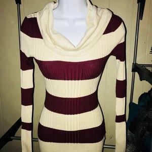 Cowl neck sweater